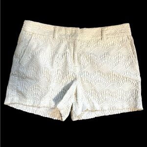 2073 Loft Ivory Lace Shorts